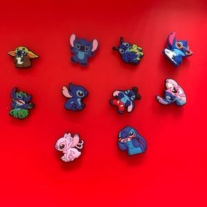 Lilo and stitch croc charms
